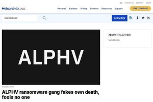 ランサムウェア組織「ALPHV」が突然消滅、関連組織の身代金持ち逃げか