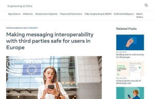 MetaがMessengerとWhatsAppの相互運用発表、欧州のDMA法に対応