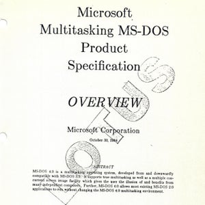 Microsoft、社内に残っていなかったMS-DOS 4.0を各者と協力しオープンソースに