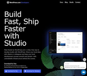 オープンソースのWordPressローカル開発環境「Studio」のWindows版リリース