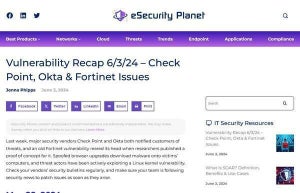 脆弱性最新情報 - Check Point VPN、FortiSIEM、Linuxカーネルで悪用確認