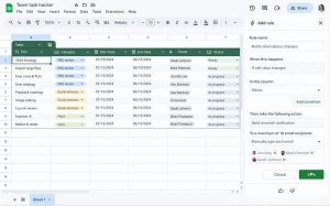 Google スプレッドシートにセルの変更をメールで通知する新機能