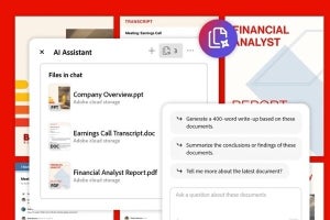 アドビ、AcrobatにAdobe Fireflyを導入- 複数ドキュメントの対話型AIチャット対応