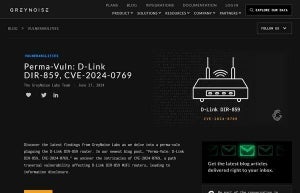 D-Linkの無線LANルータDIR-859の脆弱性悪用するエクスプロイト発見、利用中止を