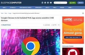 Google Chrome、特定のWebページでUSBデバイスへのアクセス規制緩和へ