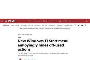 Windows 11スタートメニュー、新デザインでユーザービリティに課題?