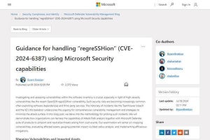 Microsoft、OpenSSH脆弱性「regreSSHion」の対策方法を説明