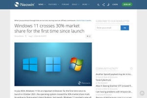 Windows 11が初めて30%超えを達成、Windowsシェア動向