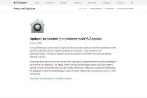 AppleがMacセキュリティ強化、サイバー攻撃者のGatekeeper回避を防御