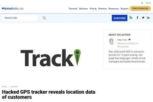 GPSトラッカーに位置情報を不正取得な脆弱性、1,200万人に影響か