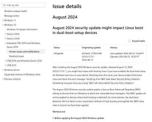 アップデート適用のWindowsでデュアルブートのLinuxに問題発生、回避策は？