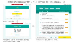 薬剤師の業務効率化に向け生成AI薬歴入力支援サービス提供開始、ウィーメックス