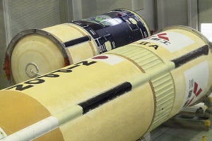 H2Aロケット最終50号機のコア機体公開 「確実に成功させ有終の美を飾りたい」