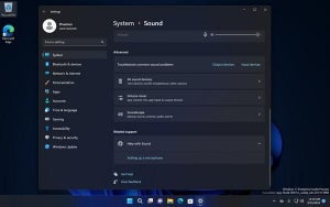 Windows 11、コントロールパネルのサウンド設定の一部を移動か