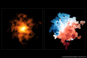 アルマ望遠鏡、初期宇宙に回転が確認できる最遠方の銀河を発見