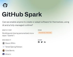 GitHubが発表したAIを活用し自然言語でアプリを開発できる「GitHub Spark」とは