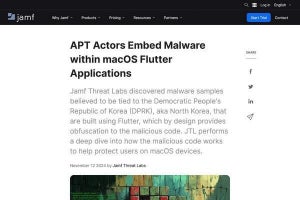 サイバー攻撃で狙われるMac、北朝鮮関与が疑われるマルウェア発見