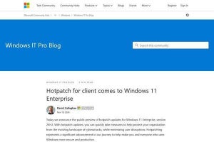 Windows 11に再起動不要のセキュリティ更新「Hotpatch update」登場