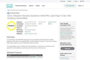 10年前に修正したシスコの脆弱性が狙われる、アップグレードを強く推奨