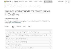 MacアプリをフリーズさせるOneDriveの不具合を修正、Microsoft