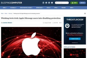 iPhoneメッセージアプリの保護を無効化する新しい詐欺に注意