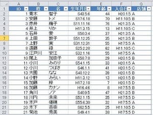 ビジネスIT基礎 Excel関数講座 第13回 生年月日から年齢を計算するDATEDIF/TODAY関数