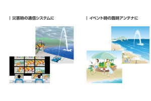 近未来テクノロジー見聞録 第105回 海水の水柱がアンテナになる!?　三菱電機の「シーエアリアル」とは？