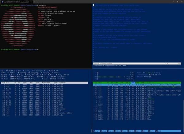 Windowsユーザーに贈るLinux超入門 第37回 Windows Terminalプレビュー版の注目機能「ペイン」を使ってみよう